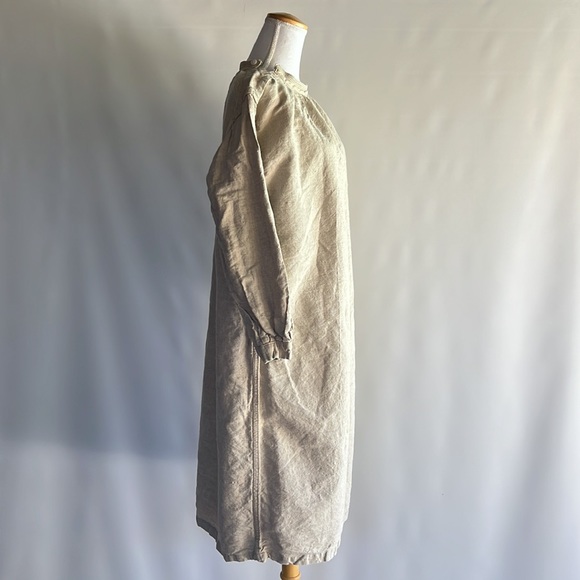 Vintage French Full Length Apron Smock - Picture 2 of 6